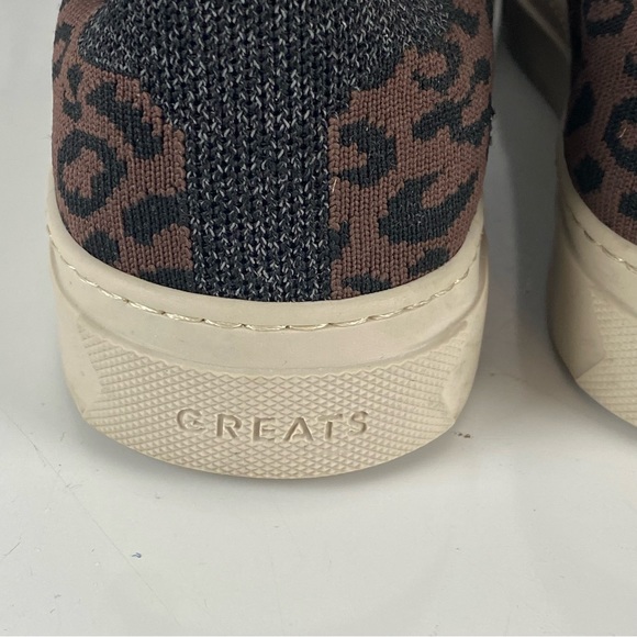 GREATS Brooklyn The Royale Knit Sneaker Shoes Leopard Print Womens US 9.5 - Picture 6 of 10